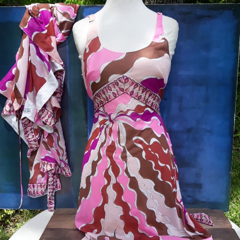 60s Emilio Pucci vintage 2-piece rare size small